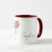Mug Sucette à coeur rouge (Devant droit)
