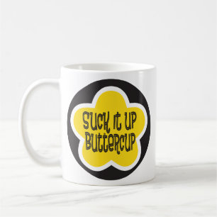 Mug Sucez-le vers le haut de la renoncule
