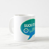 Mug Sucez-le vers le haut de la renoncule (Devant gauche)