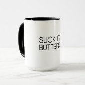 Mug Sucez-le vers le haut de la renoncule (Devant gauche)