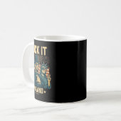 Mug Suck It England Funny George Washington 1776 États (Devant gauche)