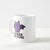 Mug Sucker Pour Les Puns Amusant Petit Bat Pun (Devant gauche)