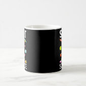 Mug Sucré avec un côté aigre drôle patch de bonbons dé (Centre)