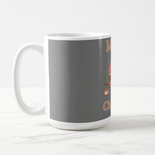 Mug Sucre Cute Sloth Noël (Gauche)