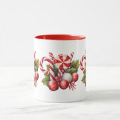 Mug Sucre de canne aquarelle Noël (Centre)