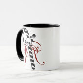 Mug Sucre de canne de crâne (Devant gauche)