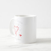 Mug Sucre de canne de Noël Coeur Vacances Famille Corr (Devant gauche)