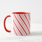 Mug Sucre de canne de Noël rayé (Gauche)