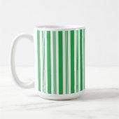 Mug Sucre de canne de Noël, Vert, Blanc (Gauche)