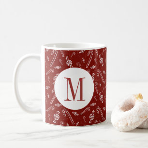 Mug Sucre de canne Peppermenthe Initial Monogramme Noë