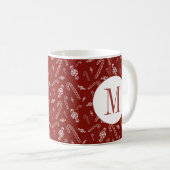 Mug Sucre de canne Peppermenthe Initial Monogramme Noë (Devant droit)