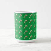 Mug Sucre de canne Vert Mignonne Simple Noël (Centre)