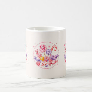 Mug sucré et coloré pour les amateurs de bonbons
