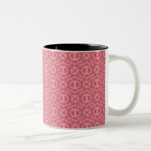 Mug sucré et dainty, pastèque rose (Droit)