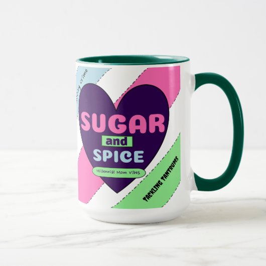 Mug Sucre et épices : Millennial Mom Power (Droite)