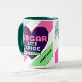 Mug Sucre et épices : Millennial Mom Power (Devant gauche)
