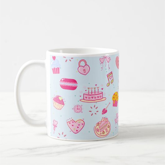 Mug Sucré rose bonbon Lover (Gauche)