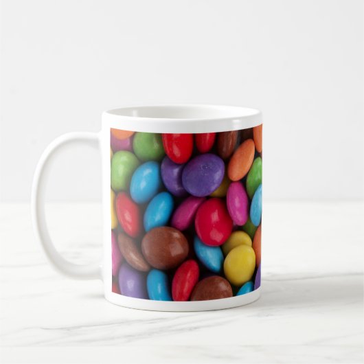 Mug Sucrerie colorée de quilles (Gauche)