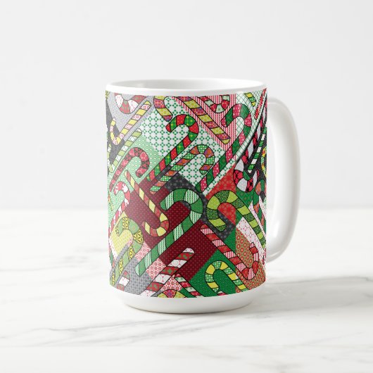 Mug Sucres de canne colorés (Devant droit)