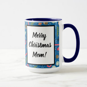 Mug Sucres de canne et bonbons de Noël enveloppés