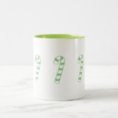 Mug - Sucres de canne rayés en vert (Centre)