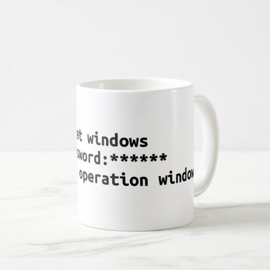 Mug sudo apt-get wind*ws (Devant droit)