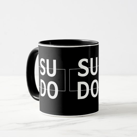 Mug Sudo Linux (Devant gauche)
