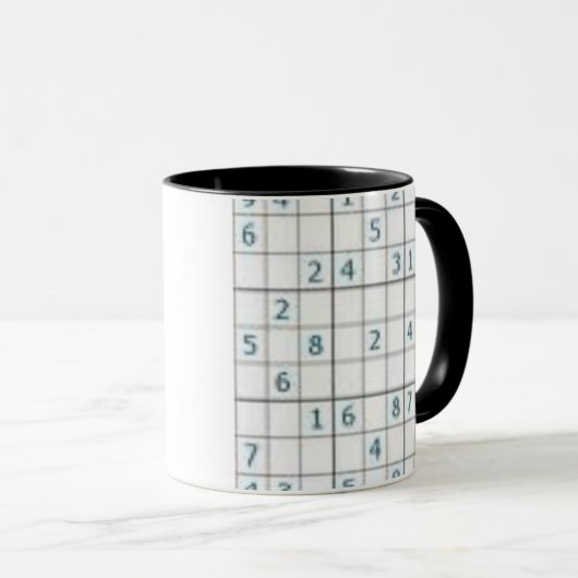 Mug Sudoku (Devant droit)