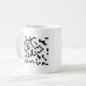 Mug sudoku noir blanc (Devant gauche)