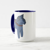 Mug Suède Dala Horse Dalecarlian suédois (Devant gauche)