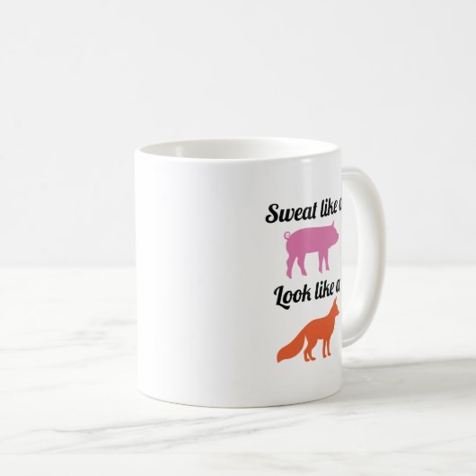 Mug Suer Comme Un Cochon (Devant droit)