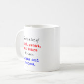 Mug Sueur et larmes de sang (Devant gauche)