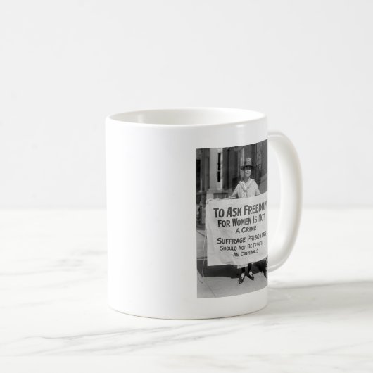 Mug Suffragette pour Alice Paul, 1917 (Devant droit)