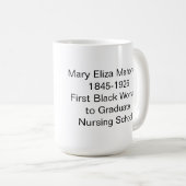 Mug Suffragiste Mary Eliza Mahoney 1ère infirmière noi (Devant droit)