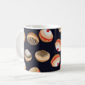 Mug Sufganiyot Donuts : Hanoukka Vintage Motif (Devant gauche)