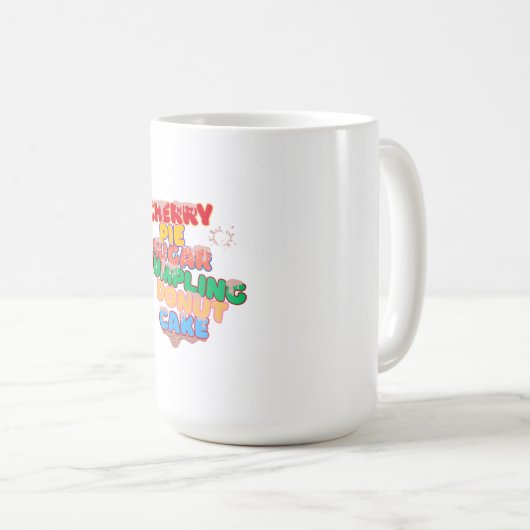 Mug sugar dumpling cherry pie donut cake (Devant droit)