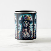 Mug Sugar Skull Art - Esprit festif (Centre)