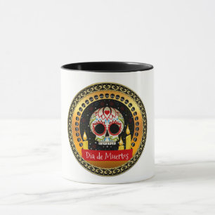 Mug Sugar skull bloodcurdling intimidating and scary
