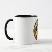 Mug Sugar skull bloodcurdling intimidating and scary (Gauche)
