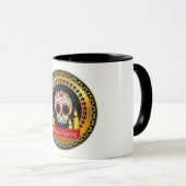 Mug Sugar skull bloodcurdling intimidating and scary (Devant droit)