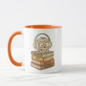 Mug Sugar Skull Passionate About Reading (Gauche)