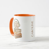 Mug Sugar Skull Passionate About Reading (Devant gauche)