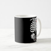 Mug Sugar Skull Skeleton Halloween Pregnancy Annouceme (Devant droit)