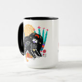 Mug SUGARSKULL NIRVANA chien de boue halloween 15 oz m (Devant gauche)