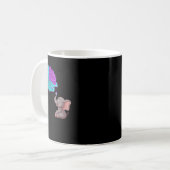 Mug Suicide Awareness Flower Elephant Ribbon Graphic  (Devant gauche)