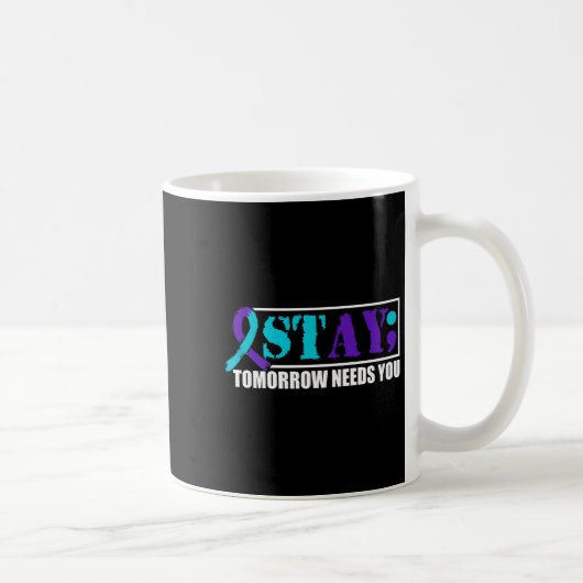 Mug Suicide Awareness Mental Health Tomorrow Semicolon (Droite)