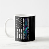 Mug Suicide Depression American Flag Prevention (Gauche)