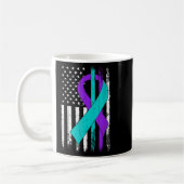 Mug Suicide Prevention Awareness American Flag (Gauche)