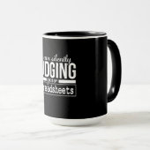Mug Suis En Train De Juger Silencieusement Votre Cadea (Devant droit)