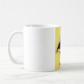 Mug Suisse carte Ski poster de voyage sportif (Gauche)